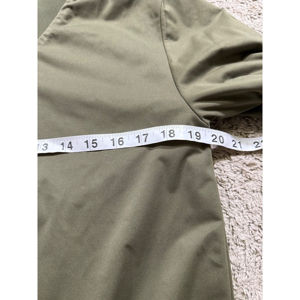 Mens Olive Green Nike Shield Golf Pullover Windbreaker Minimalist Sportswear S - Picture 4 of 6